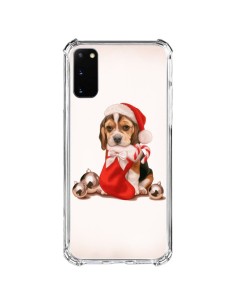 Samsung Galaxy S20 FE Case Dog Santa Claus Christmas - Maryline Cazenave
