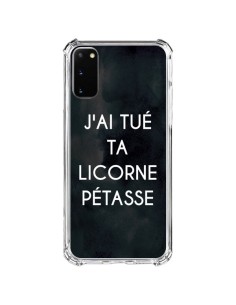Coque Samsung Galaxy S20 FE J'ai tué ta Licorne Pétasse - Maryline Cazenave