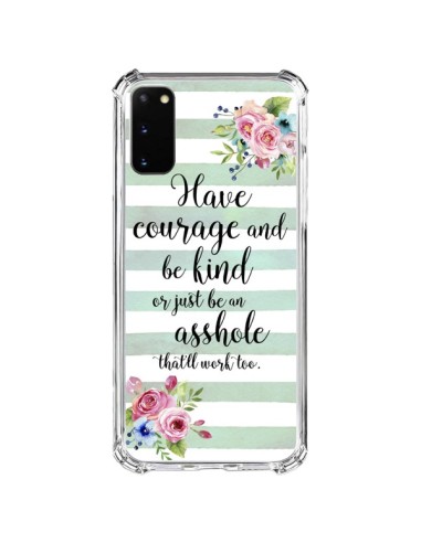 Samsung Galaxy S20 FE Case Courage, Kind, Asshole - Maryline Cazenave