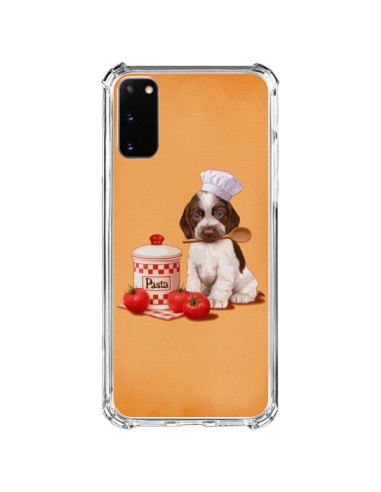 Coque Samsung Galaxy S20 FE Chien Dog Pates Pasta Cuisinier - Maryline Cazenave