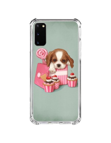 Coque Samsung Galaxy S20 FE Chien Dog Cupcake Gateau Boite - Maryline Cazenave