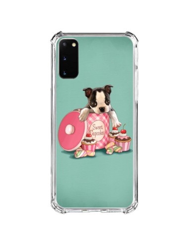 Coque Samsung Galaxy S20 FE Chien Dog Cupcakes Gateau Boite - Maryline Cazenave