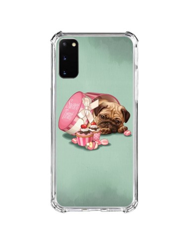 Coque Samsung Galaxy S20 FE Chien Dog Cupcakes Gateau Bonbon Boite - Maryline Cazenave