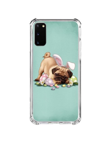 Coque Samsung Galaxy S20 FE Chien Dog Rabbit Lapin Pâques Easter - Maryline Cazenave