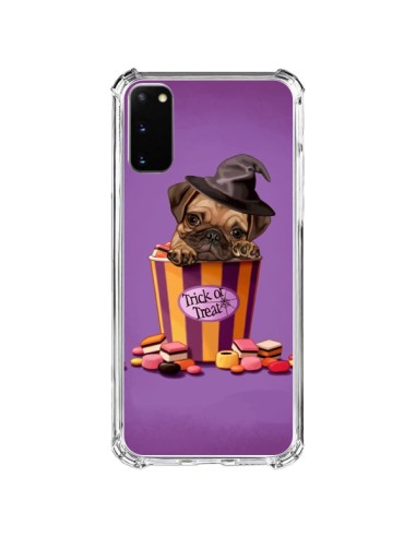 Coque Samsung Galaxy S20 FE Chien Dog Halloween Sorciere Bonbon - Maryline Cazenave