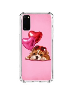 Samsung Galaxy S20 FE Case Dog Eyesali Coeur Ballons - Maryline Cazenave