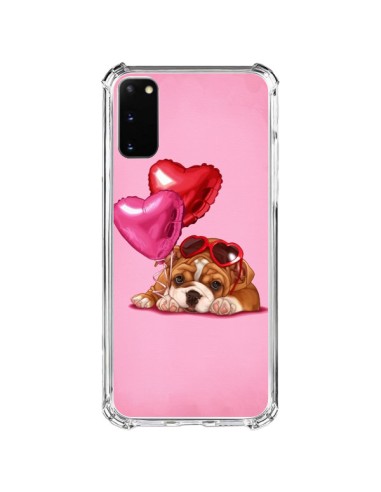 Cover Samsung Galaxy S20 FE Cane Occhiali Coeur Palloncini - Maryline Cazenave