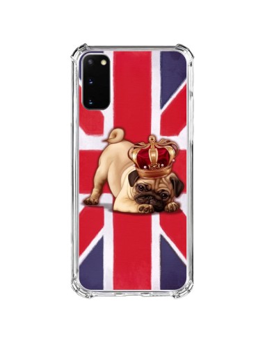 Cover Samsung Galaxy S20 FE Cane Inglese UK British Queen King Roi Reine - Maryline Cazenave