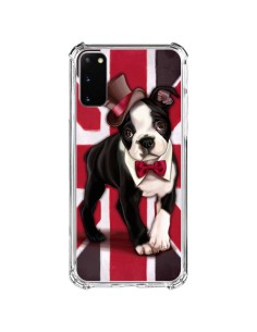 Coque Samsung Galaxy S20 FE Chien Dog Anglais UK British Gentleman - Maryline Cazenave