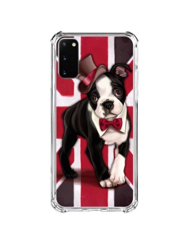 Coque Samsung Galaxy S20 FE Chien Dog Anglais UK British Gentleman - Maryline Cazenave