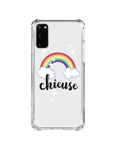 Coque Samsung Galaxy S20 FE Chieuse Arc En Ciel Transparente - Maryline Cazenave