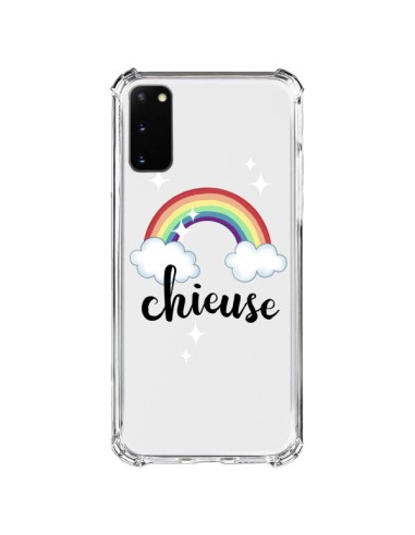 Cover Samsung Galaxy S20 FE Chieuse Arc En Ciel Trasparente - Maryline Cazenave