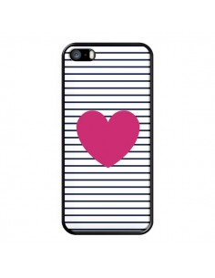 Coque Coeur Traits Marin pour iPhone 5 et 5S - Jonathan Perez 2