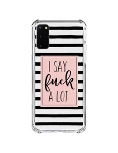 Samsung Galaxy S20 FE Case I Say Fuck A Lot Clear - Maryline Cazenave