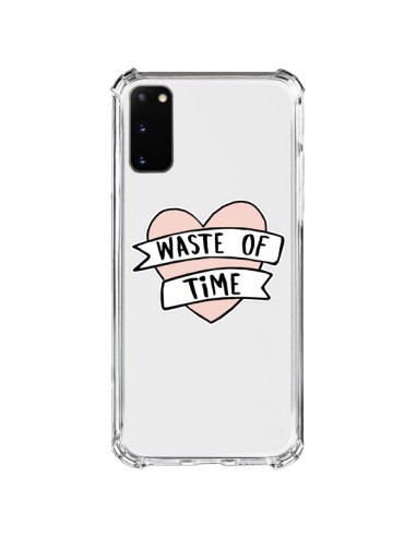 Cover Samsung Galaxy S20 FE Waste Of Time Trasparente - Maryline Cazenave