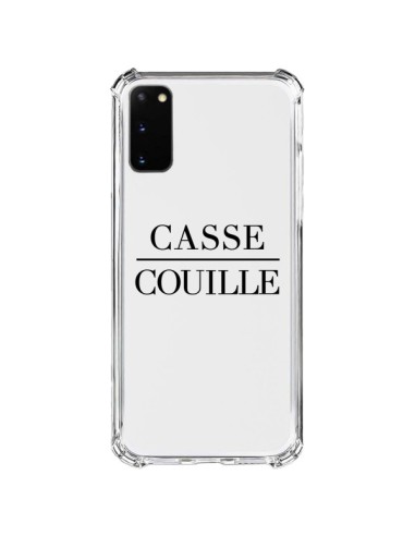 Coque Samsung Galaxy S20 FE Casse Couille Transparente - Maryline Cazenave
