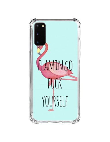 Cover Samsung Galaxy S20 FE Flamingo Fenicottero Fuck Yourself - Maryline Cazenave