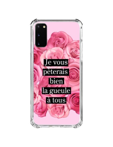 Samsung Galaxy S20 FE Case Je vous pèterais Flowers - Maryline Cazenave