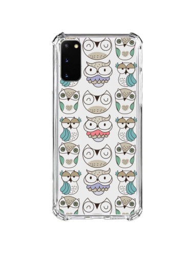 Samsung Galaxy S20 FE Case Owls Clear - Maria Jose Da Luz