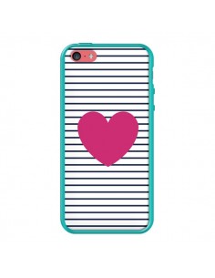 Coque Coeur Traits Marin pour iPhone 5C - Jonathan Perez 2