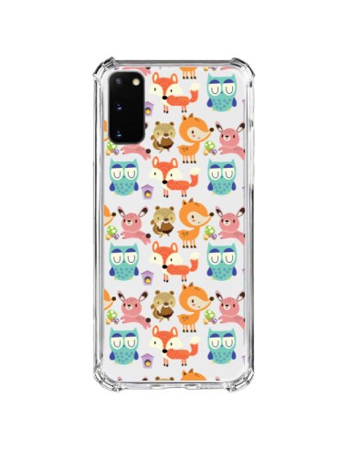 Samsung Galaxy S20 FE Case Renard Ecureuil Rabbit Hibou Clear - Maria Jose Da Luz