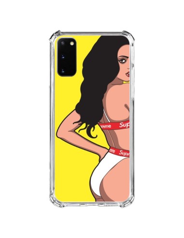 Samsung Galaxy S20 FE Case Pop Art Girl Yellow - Mikadololo