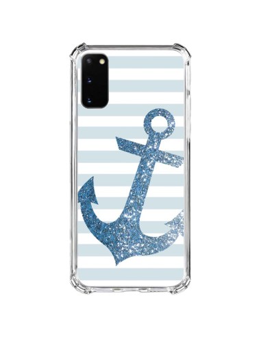 Samsung Galaxy S20 FE Case Ancora Marina Blue - Monica Martinez