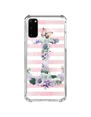 Cover Samsung Galaxy S20 FE Ancora Marina Rosa Fiori - Monica Martinez