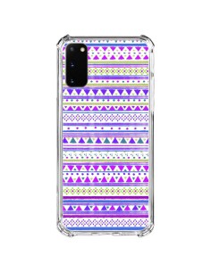 Cover Samsung Galaxy S20 FE Bandana Viola Azteco - Monica Martinez