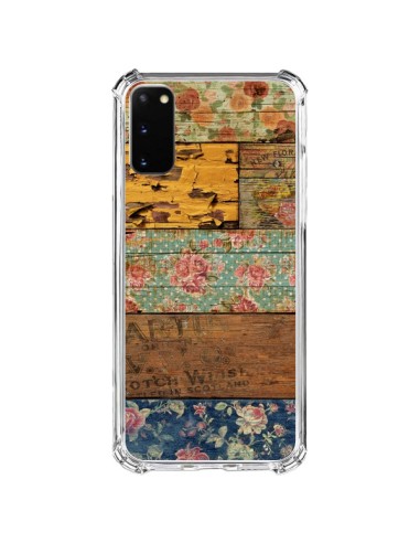 Samsung Galaxy S20 FE Case Barocco Style Wood - Maximilian San