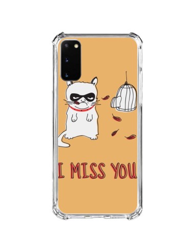 Cover Samsung Galaxy S20 FE Gatto I Miss You - Maximilian San