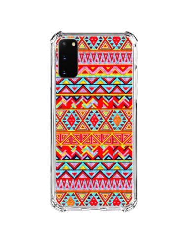 Coque Samsung Galaxy S20 FE India Style Pattern Bois Azteque - Maximilian San