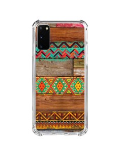 Coque Samsung Galaxy S20 FE Indian Wood Bois Azteque - Maximilian San