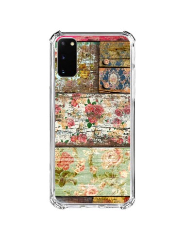 Samsung Galaxy S20 FE Case Lady Rococo Wood Flowers - Maximilian San