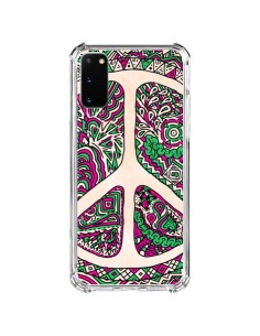 Coque Samsung Galaxy S20 FE Peace and Love Azteque Vainilla - Maximilian San