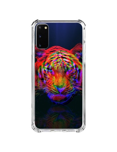 Samsung Galaxy S20 FE Case Tiger Beautiful Aberration - Maximilian San