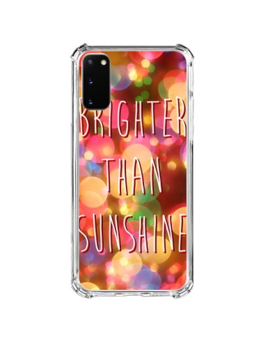 Cover Samsung Galaxy S20 FE Brighter Than Sunshine Paillettes - Maximilian San