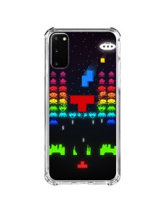 Coque Samsung Galaxy S20 FE Invatris Space Invaders Tetris Jeu - Maximilian San