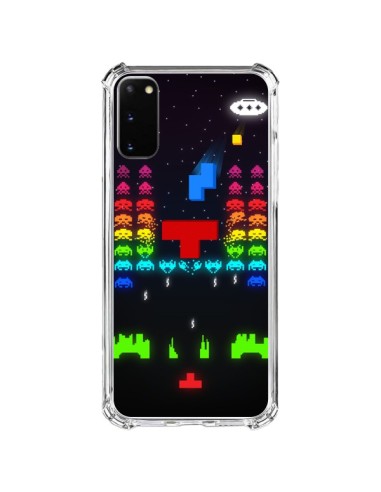 Coque Samsung Galaxy S20 FE Invatris Space Invaders Tetris Jeu - Maximilian San