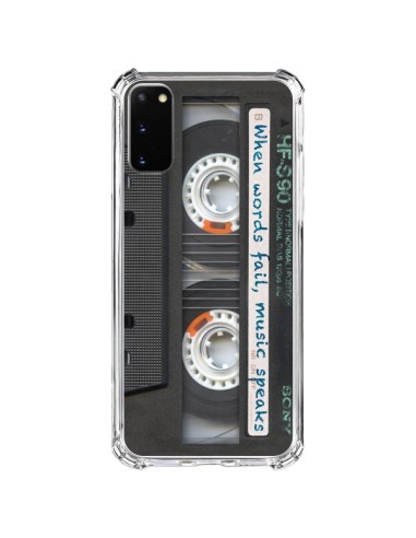 Samsung Galaxy S20 FE Case Cassette Words K7 - Maximilian San