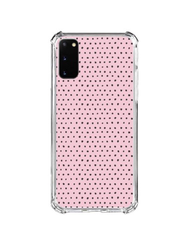 Coque Samsung Galaxy S20 FE Artsy Dots Pink - Ninola Design