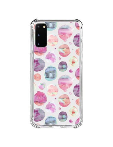 Samsung Galaxy S20 FE Case Big Watery Dots Pink - Ninola Design