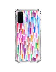 Coque Samsung Galaxy S20 FE Colorful Brushstrokes Multicolored - Ninola Design
