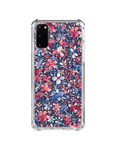 Cover Samsung Galaxy S20 FE Colorful Little Fiori Azzurro - Ninola Design