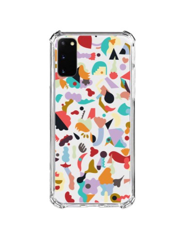 Samsung Galaxy S20 FE Case Dreamy Animal Shapes White - Ninola Design