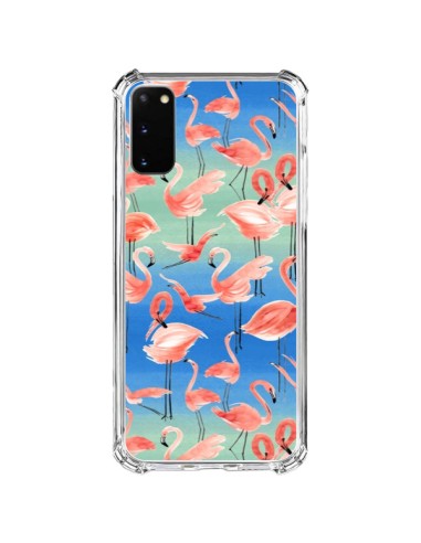 Coque Samsung Galaxy S20 FE Flamingo Pink - Ninola Design