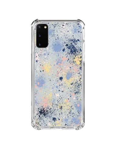 Samsung Galaxy S20 FE Case Gradient WaterColor Lines Blue - Ninola Design