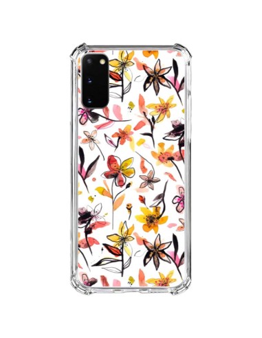 Coque Samsung Galaxy S20 FE Ink Bleeding Dots Pink - Ninola Design