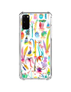 Coque Samsung Galaxy S20 FE Little Textured Dots White - Ninola Design