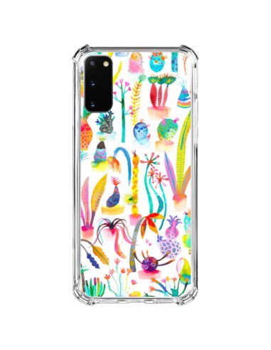 Samsung Galaxy S20 FE Case Little Textured Dots White - Ninola Design